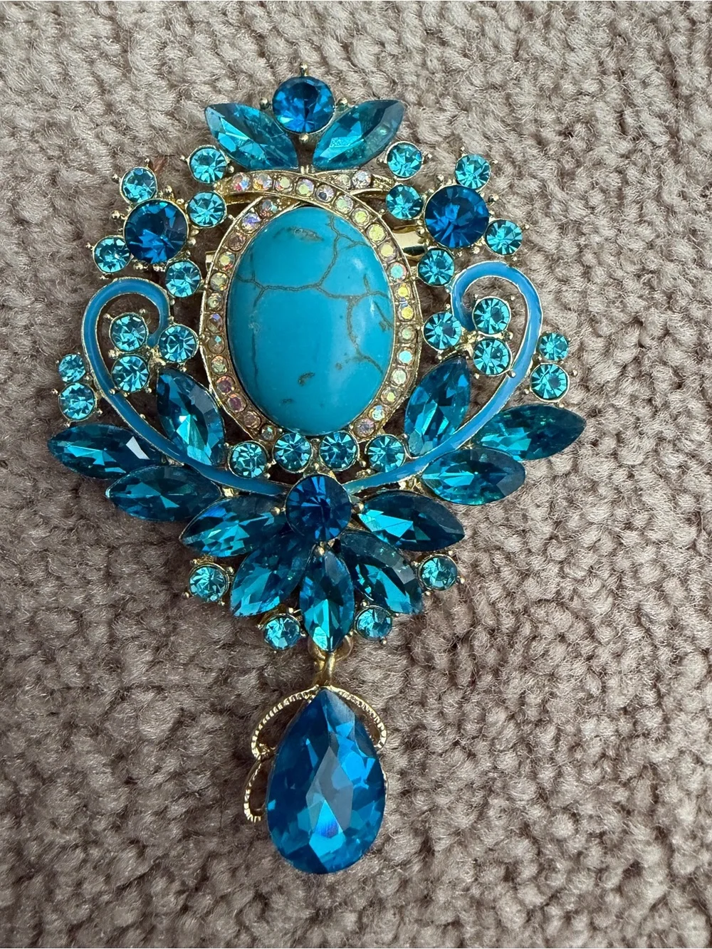 NWOT Aratta Silent Journey- “The Mystical Pin”- Blue